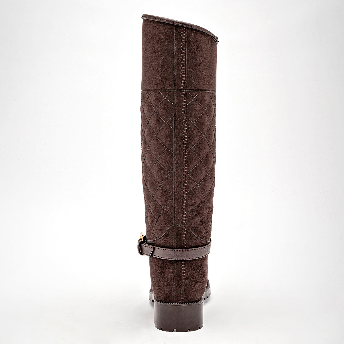 Bota Larga impermeable Top Moda Mujer 1508 Cafe Tubo 37 Cm