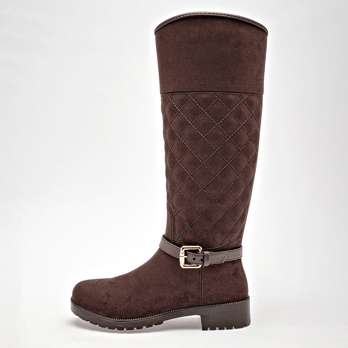 Bota Larga impermeable Top Moda Mujer 1508 Cafe Tubo 37 Cm