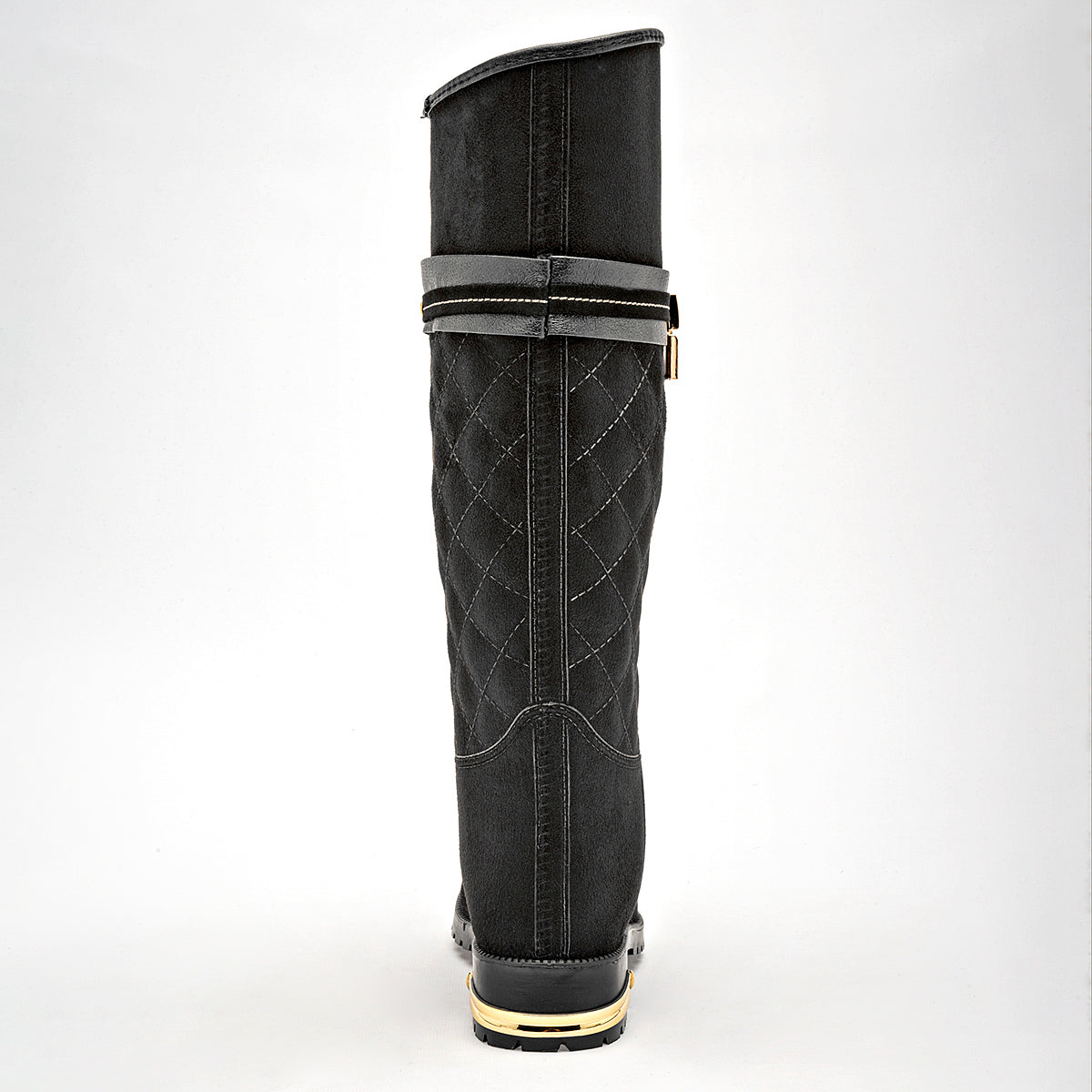 Bota Larga impermeable Top Moda Mujer 1510 Negro Tubo 37