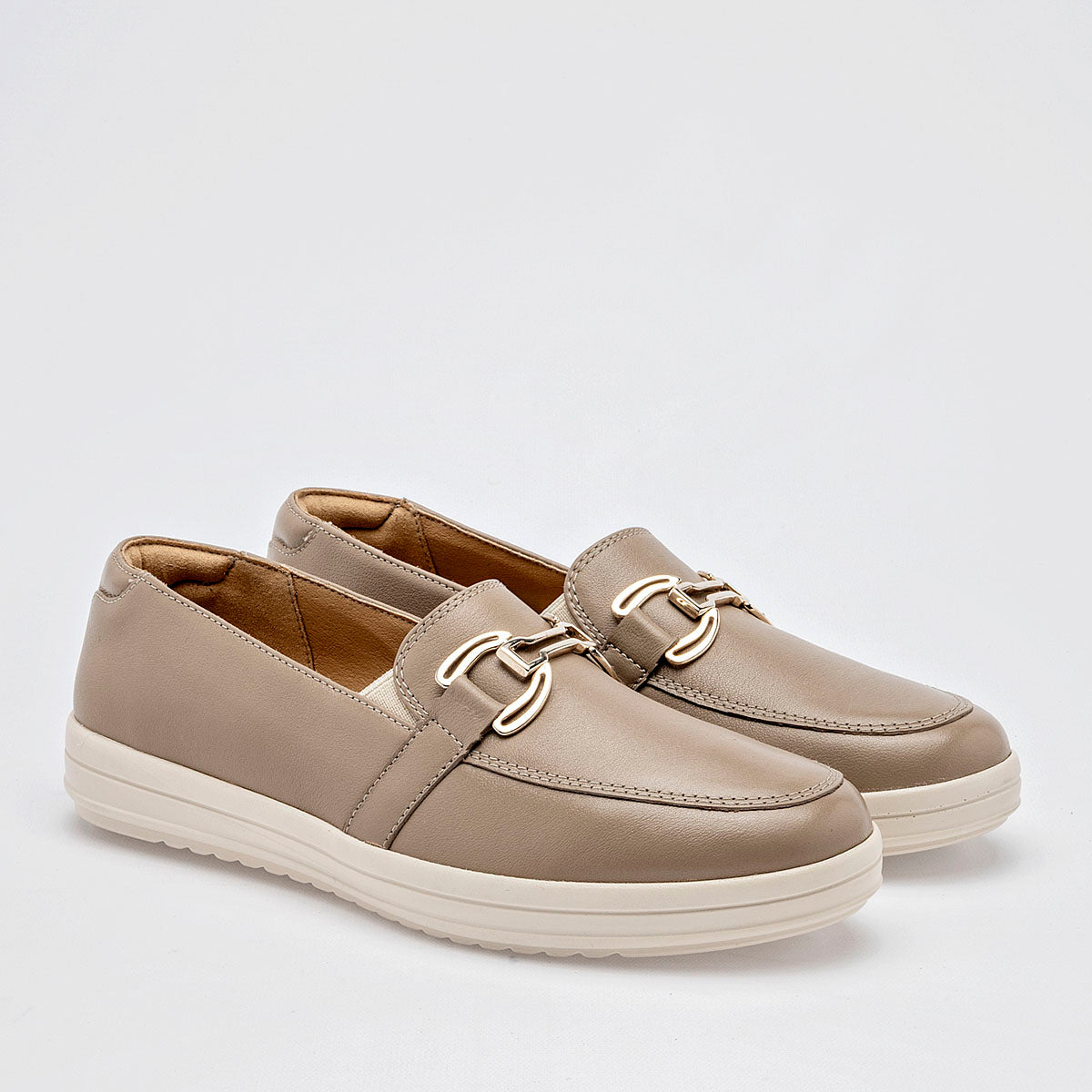 Zapato Casual Piel Flexi Mujer 109411 Beige