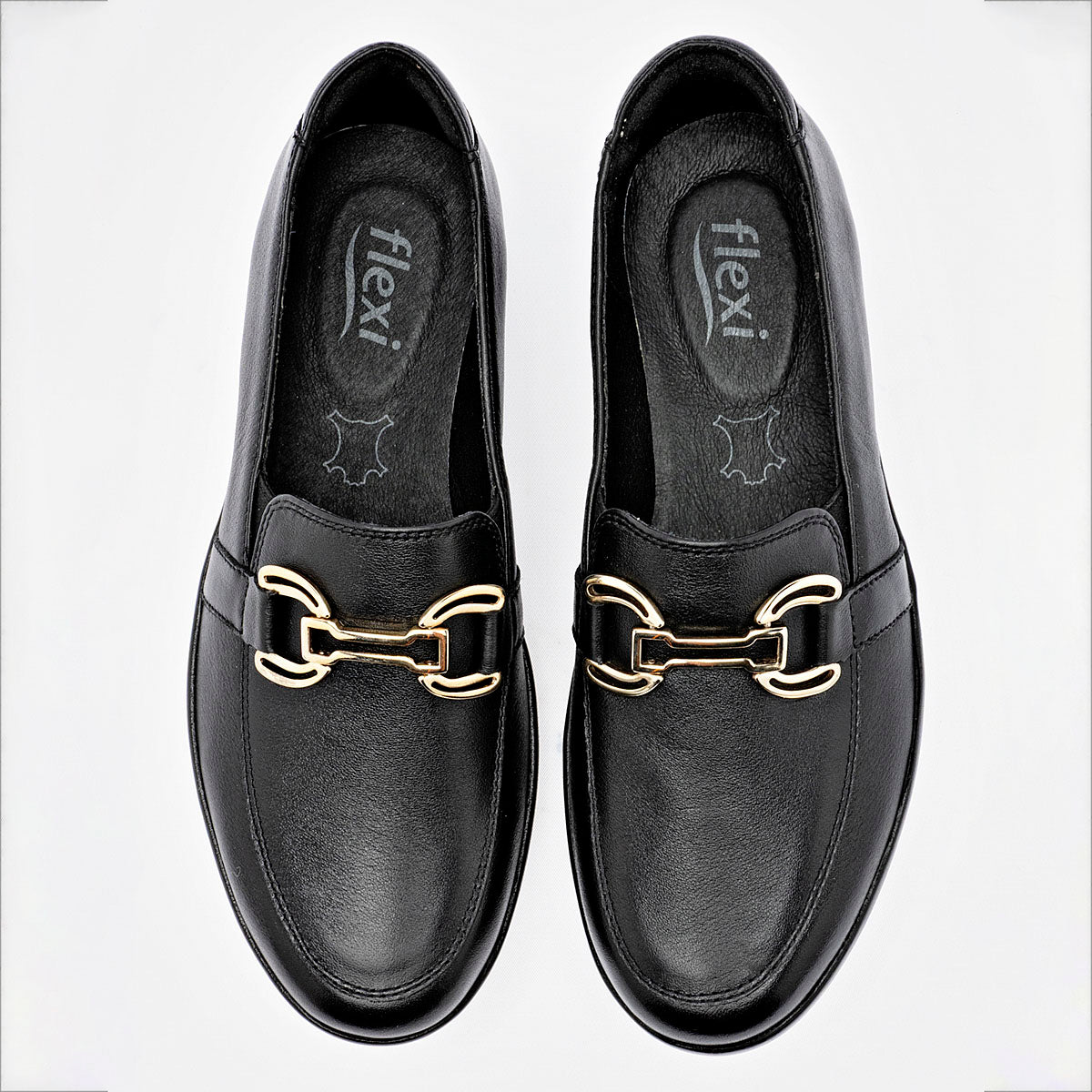 Zapato Casual Piel Flexi Mujer 109411 Negro