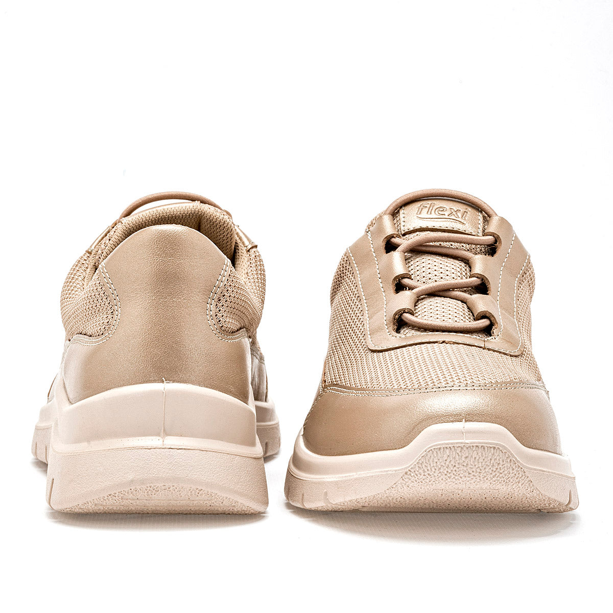 TENIS URBANO MUJER FLEXI 130208 ORO