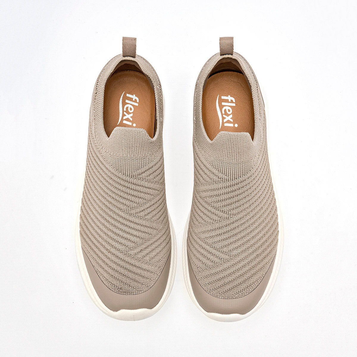 TENIS URBANO MUJER FLEXI 135203 BEIGE