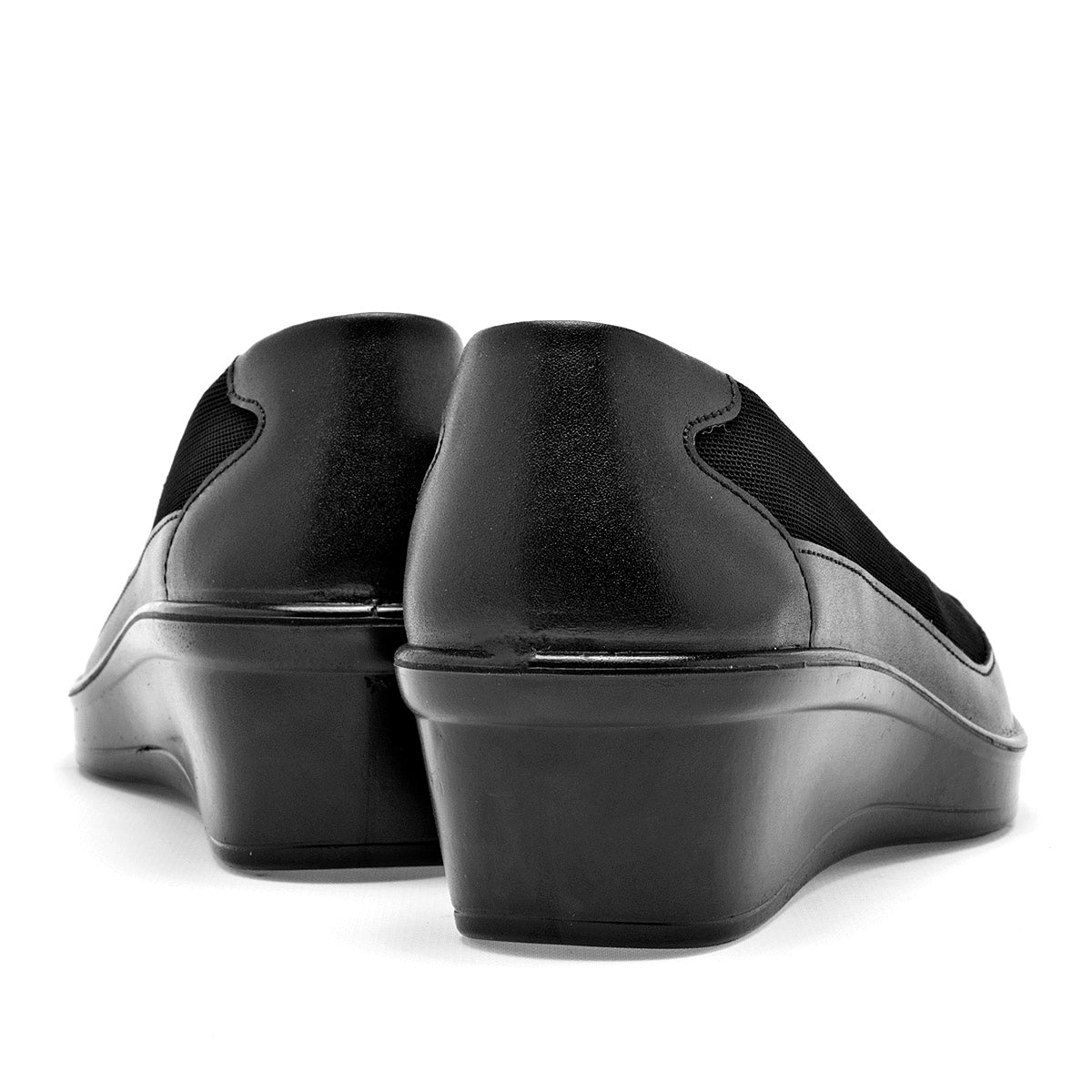 Zapato Confort Flexi Mujer 136702 Negro Plataforma 4 Cm