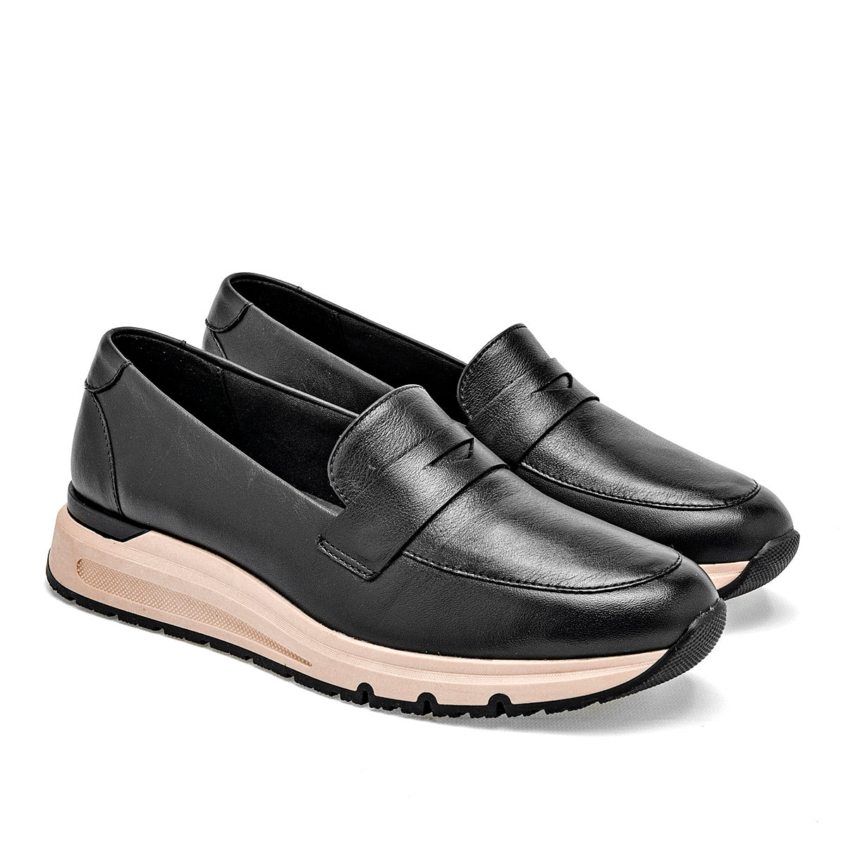 ZAPATO CASUAL MUJER FLEXI 137002 NEGRO