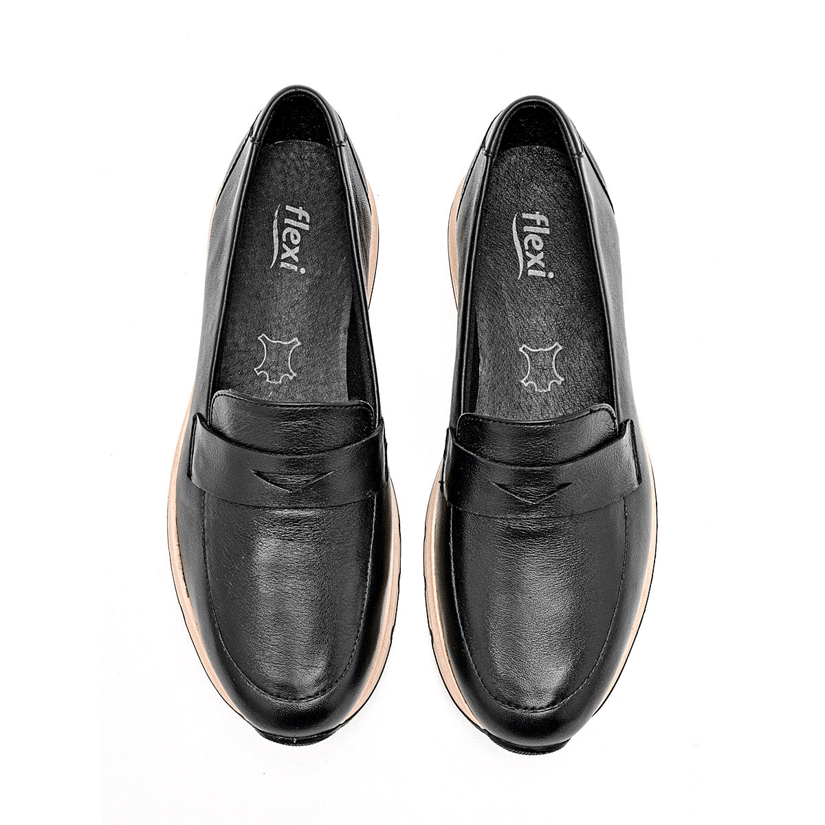 ZAPATO CASUAL MUJER FLEXI 137002 NEGRO