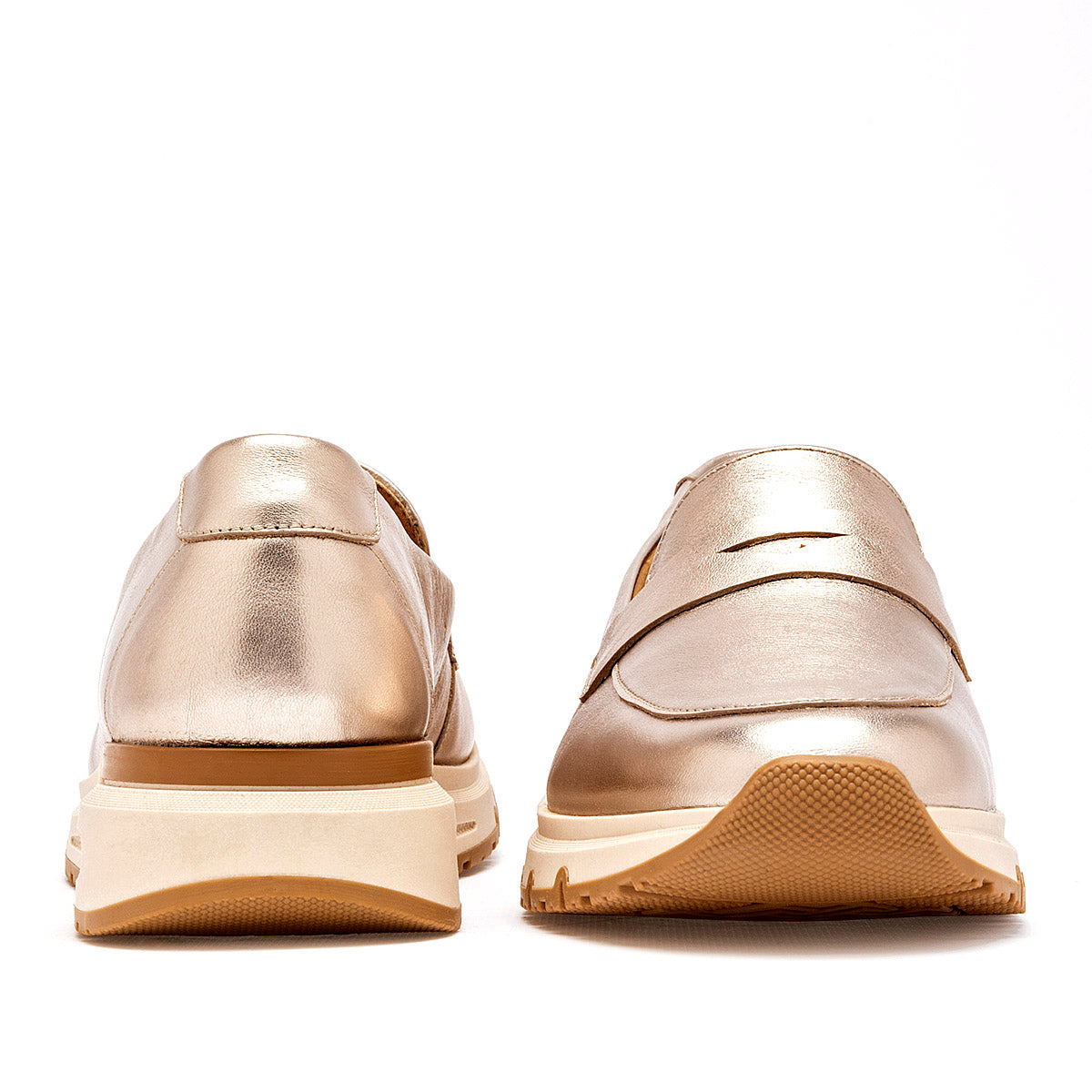 ZAPATO CASUAL MUJER FLEXI 137002 ORO ROSA