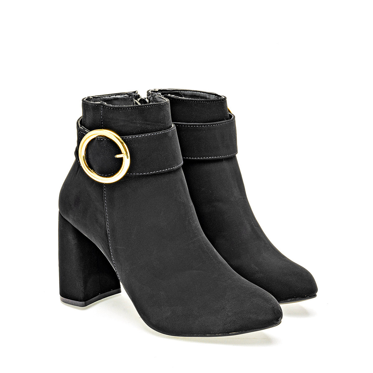 Botin Damita Mujer 108062 Negro Tacon 9 Cm Tubo 11 Cm