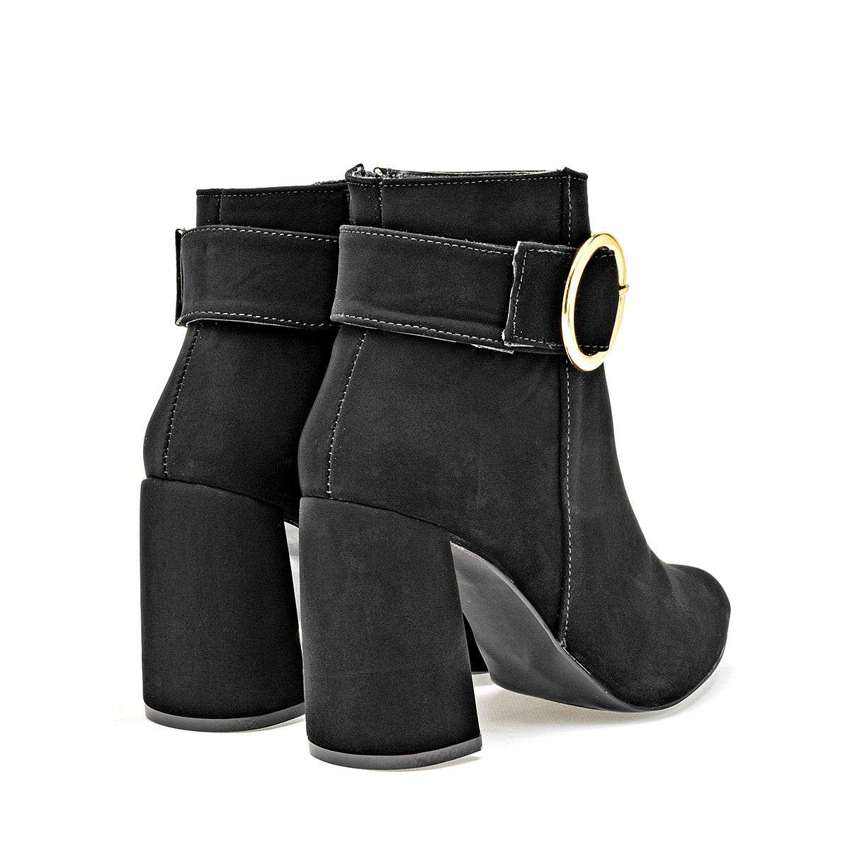 Botin Damita Mujer 108062 Negro Tacon 9 Cm Tubo 11 Cm