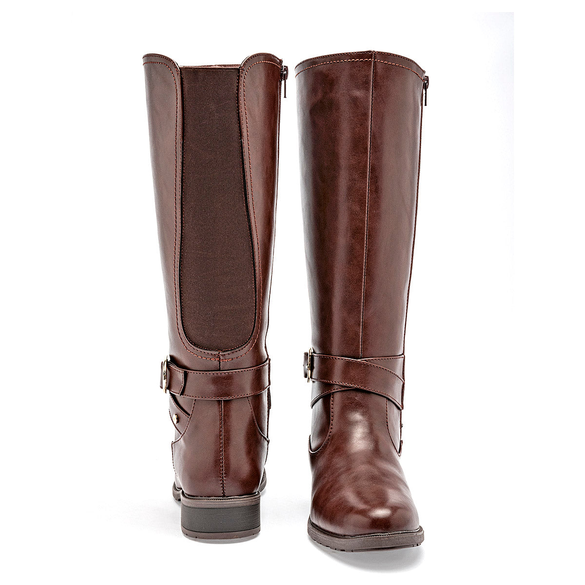 Bota Larga Etnia 1705 Color Cafe Tubo 35 Cm