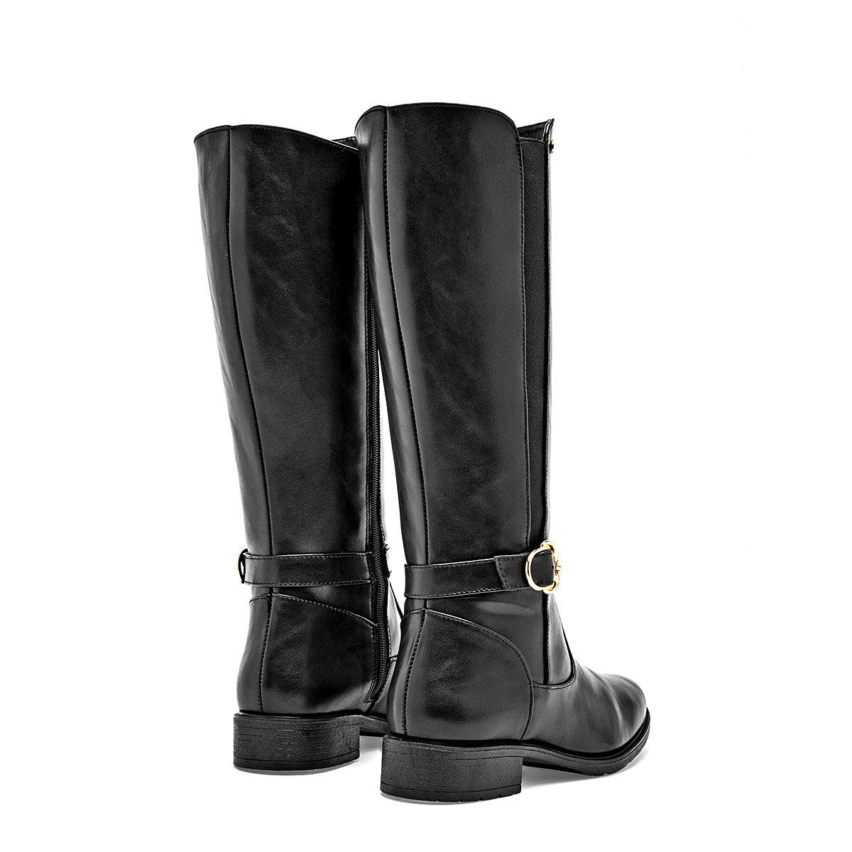 Bota Larga Etnia Para Mujer 1707 Color Negro Tubo 35 Cm