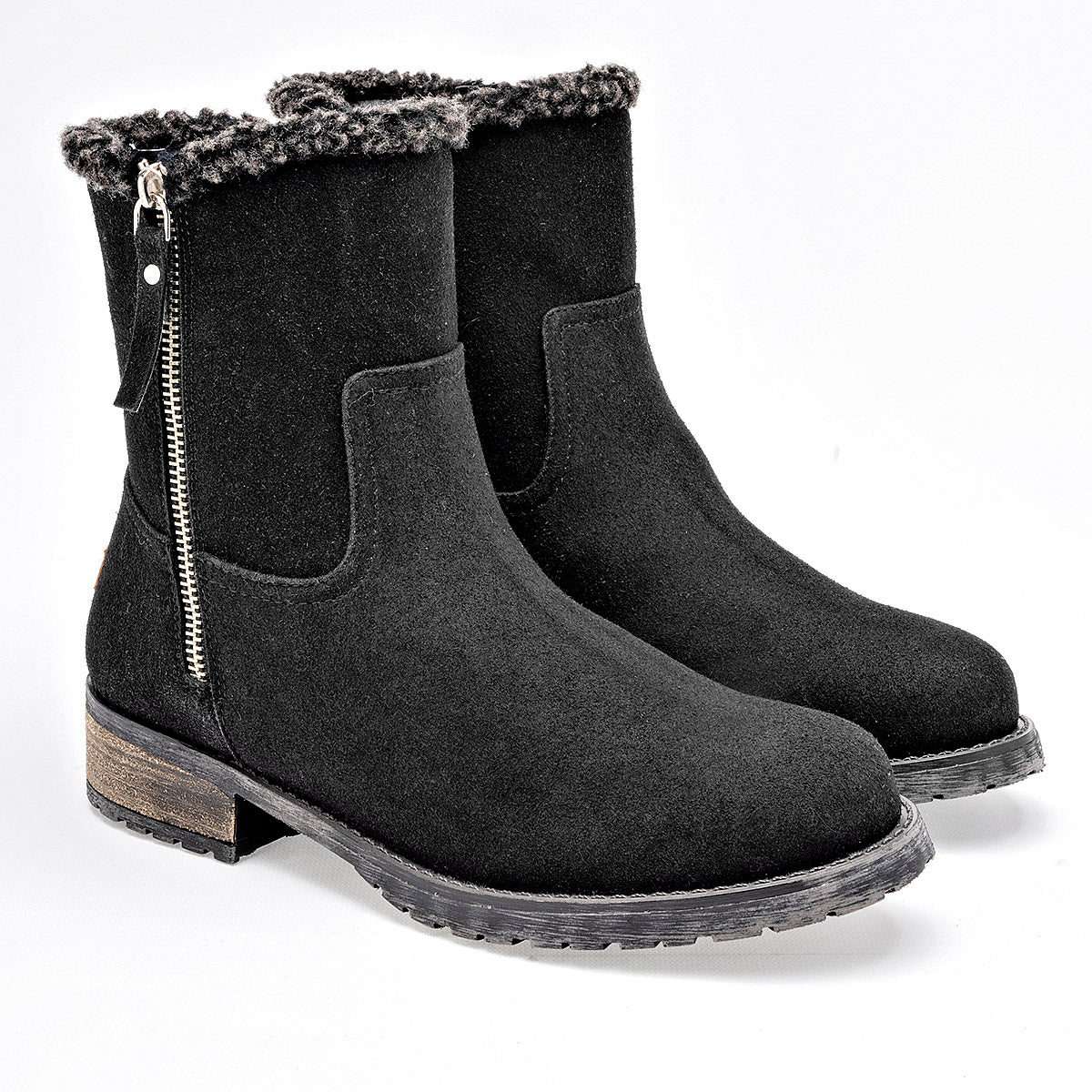 Botin Casual Mujer Gösh 3060g02 Negro Tubo 20 Cm