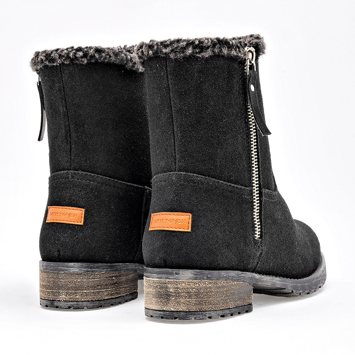 Botin Casual Mujer Gösh 3060g02 Negro Tubo 20 Cm