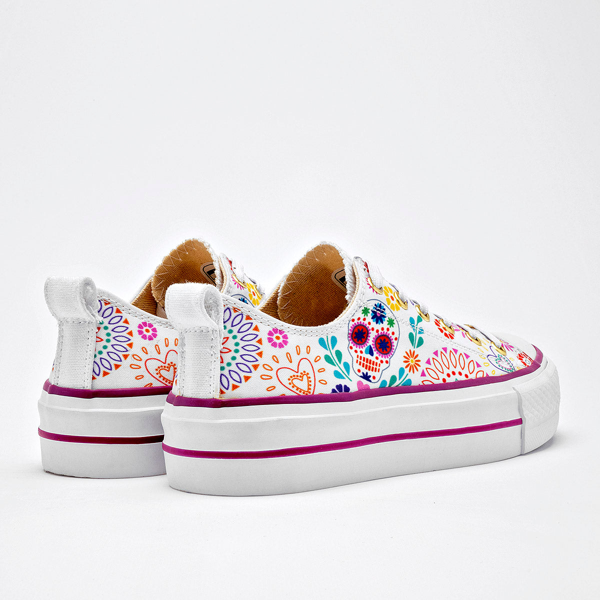 TENIS URBANO MUJER MORA TIERRA SANTA BLANCO MULTICOLOR