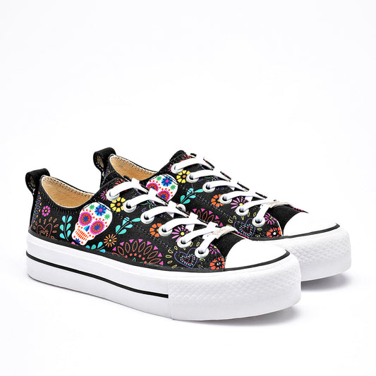 TENIS URBANO MUJER MORA TIERRA SANTA NEGRO MULTICOLOR