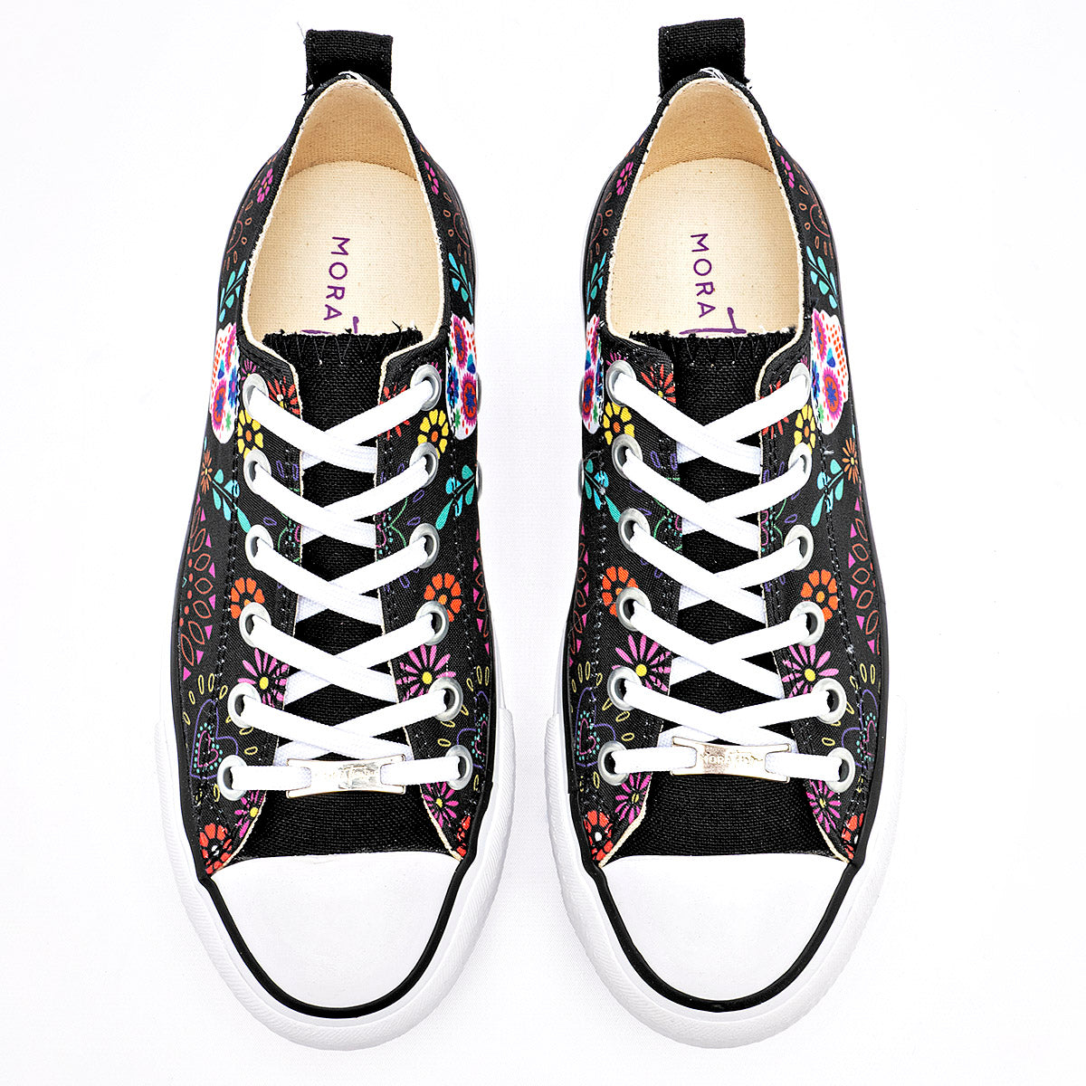 TENIS URBANO MUJER MORA TIERRA SANTA NEGRO MULTICOLOR