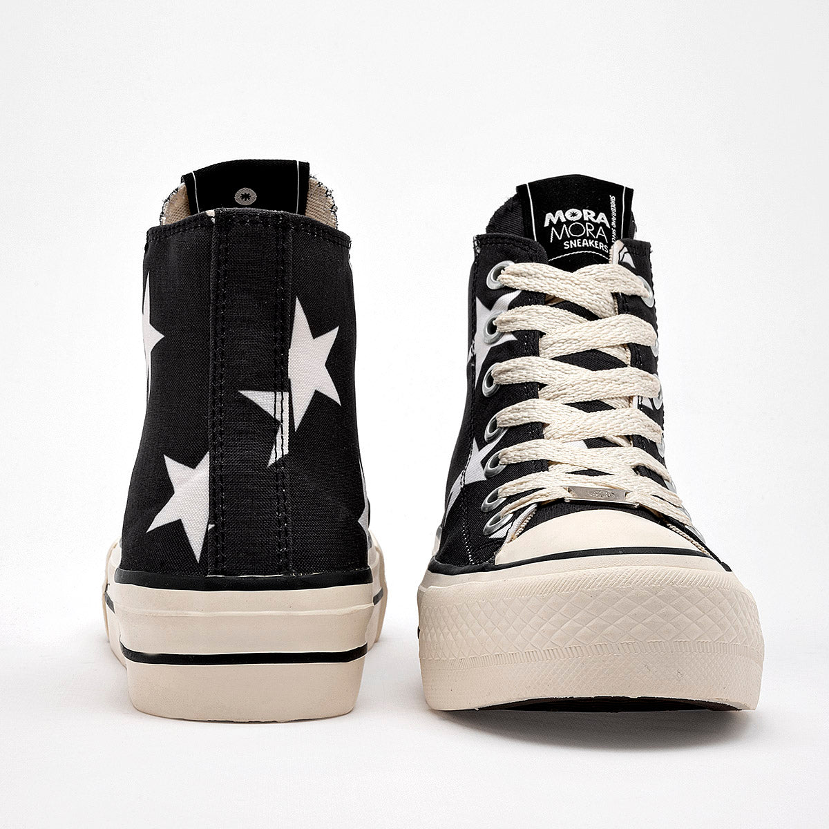 TENIS URBANO MUJER MORAMORA CLIO NEGRO LATTE