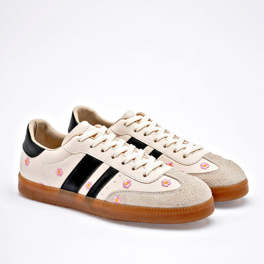 TENIS URBANO MUJER MORAMORA ODELIA LATTE NEGRO
