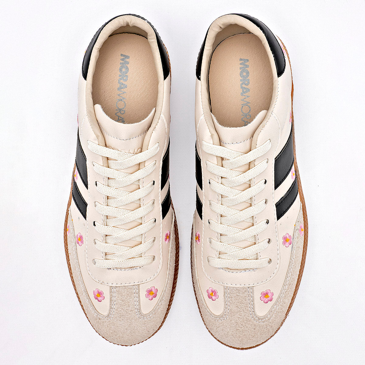 TENIS URBANO MUJER MORAMORA ODELIA LATTE NEGRO