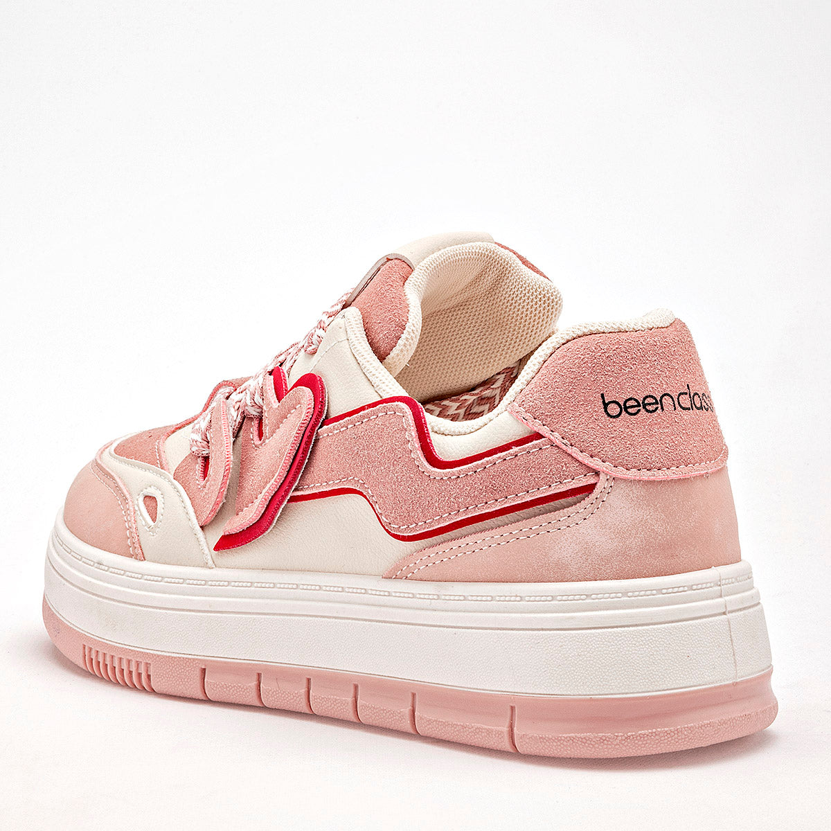 TENIS URBANO MUJER BEEN CLASS 19146 ROSA LATE ROJO