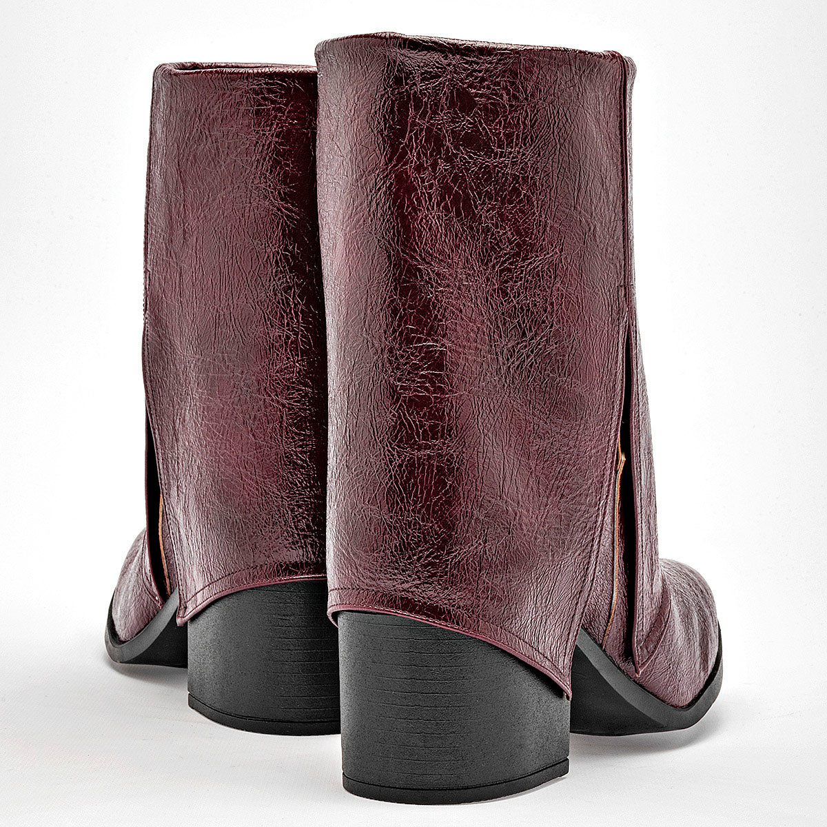 Bota Vaquera Been Class Mujer 19644 Vino Tacon 6 Cm