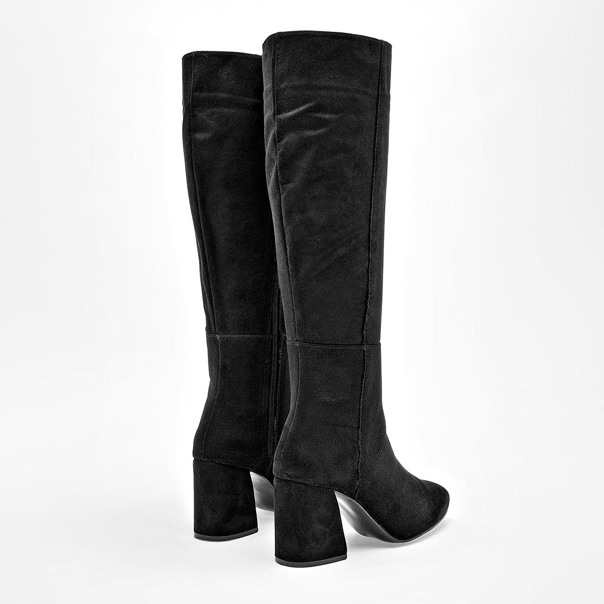 Bota Larga Been Class Para Mujer 19689 Negro Tacon 8cm Tubo 40cm
