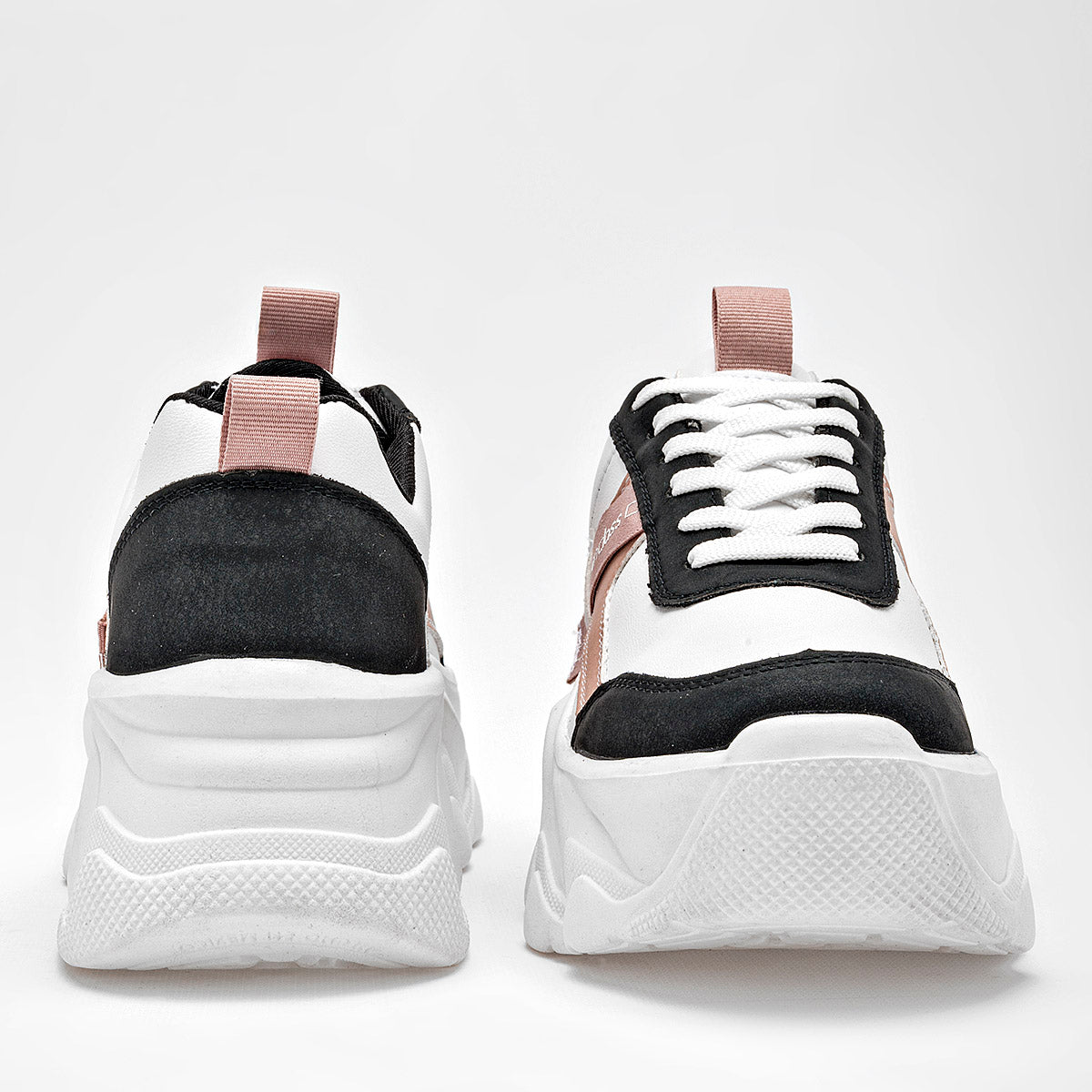TENIS URBANO MUJER BEEN CLASS 19708 BLANCO NEGRO ROSA