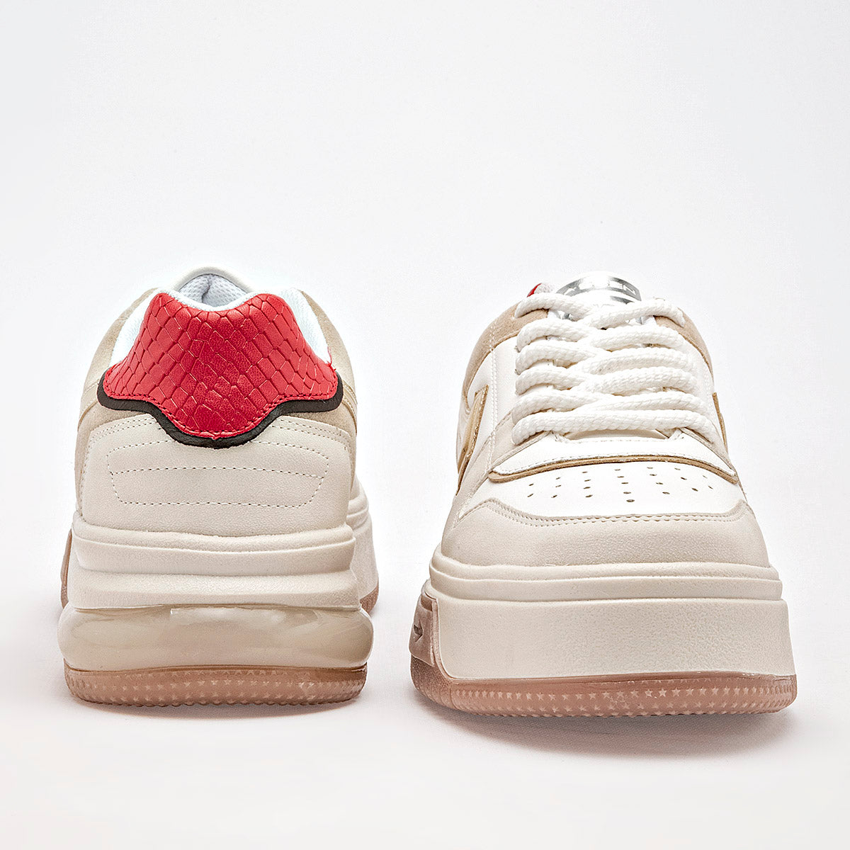 TENIS URBANO MUJER CLASBEN AMAZON BEIGE MULTICOLOR