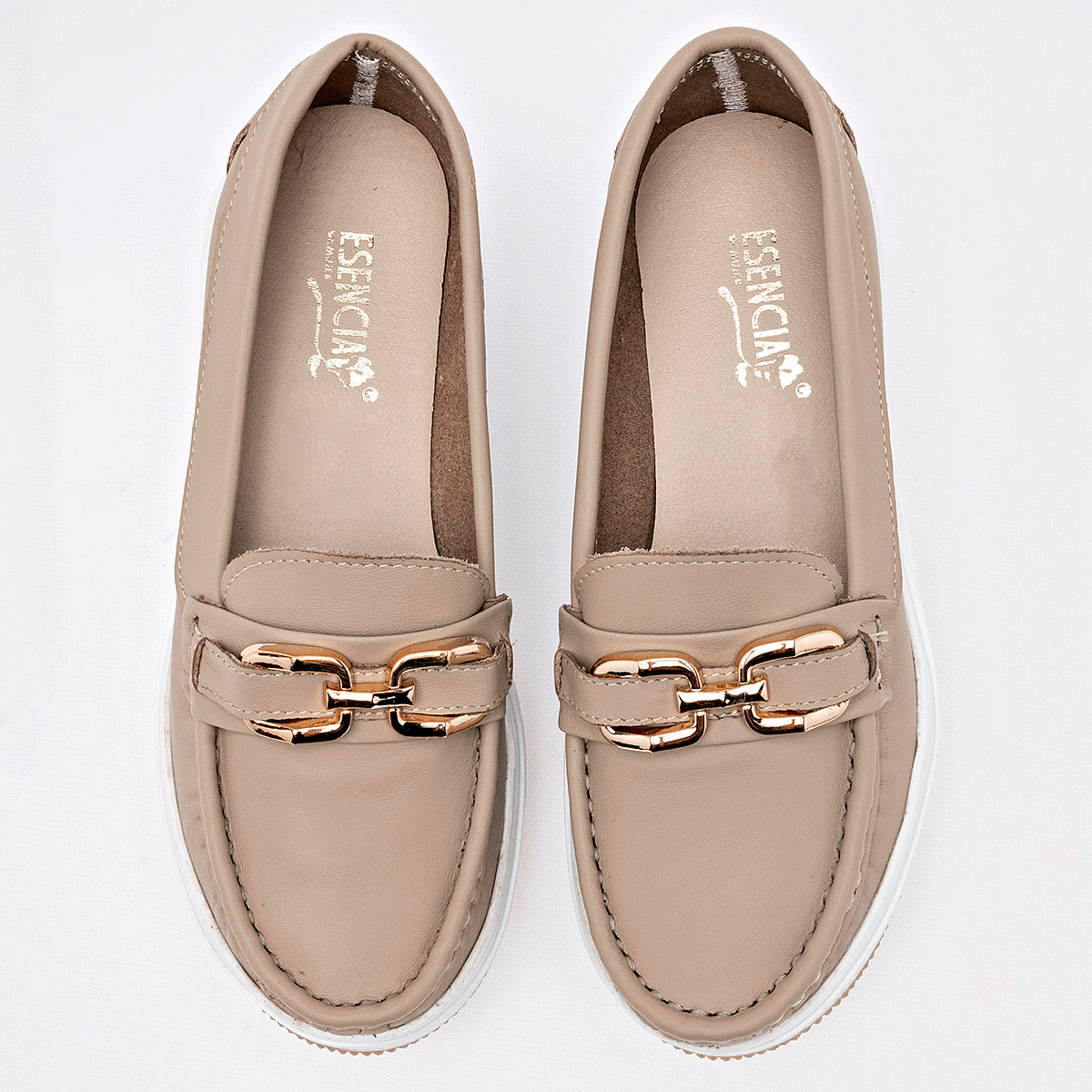 ZAPATO CASUAL MUJER EMANUEL ROMERO 504 BEIGE
