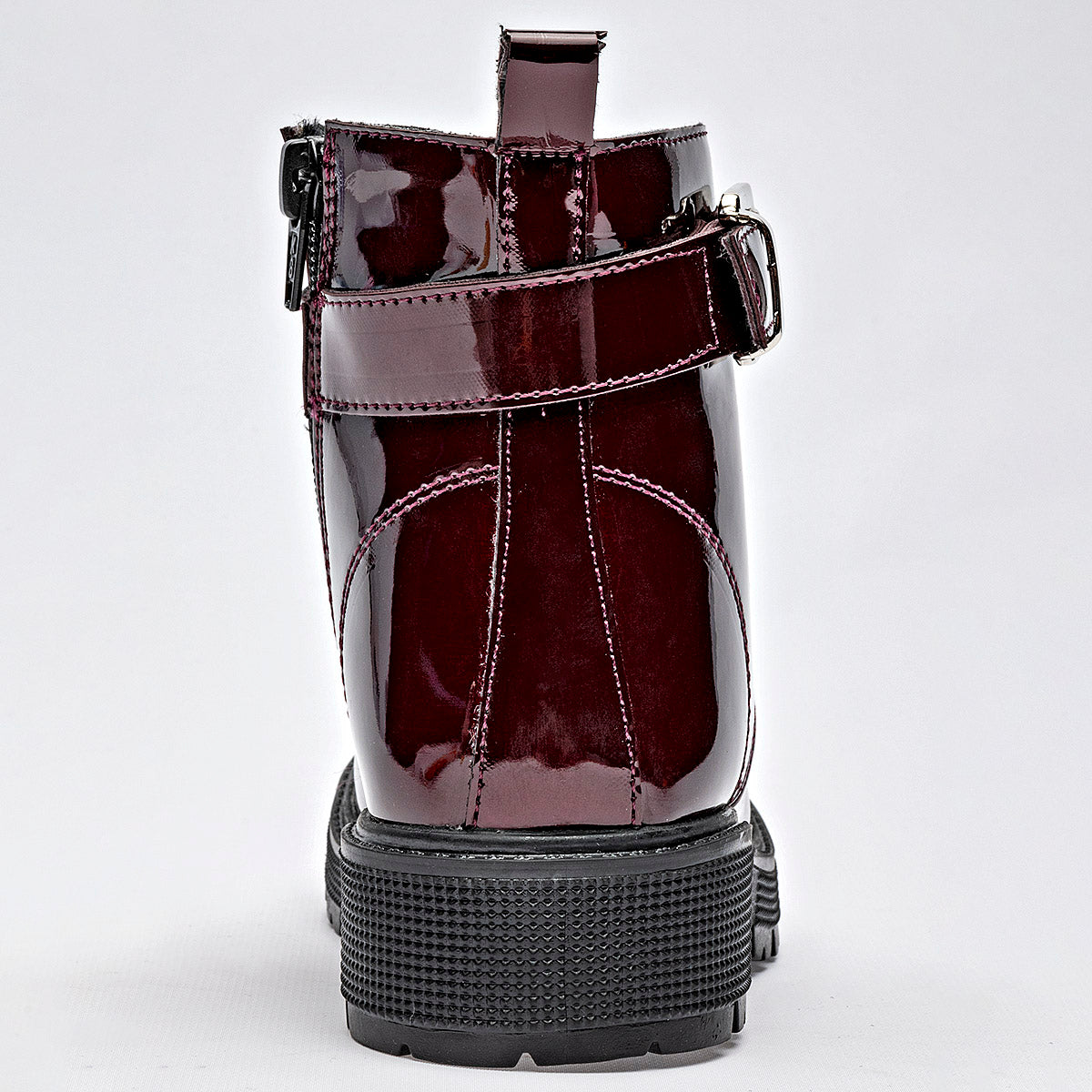 Botin Casual Ensueño Mujer 178775 Vino Tubo 10 Cm