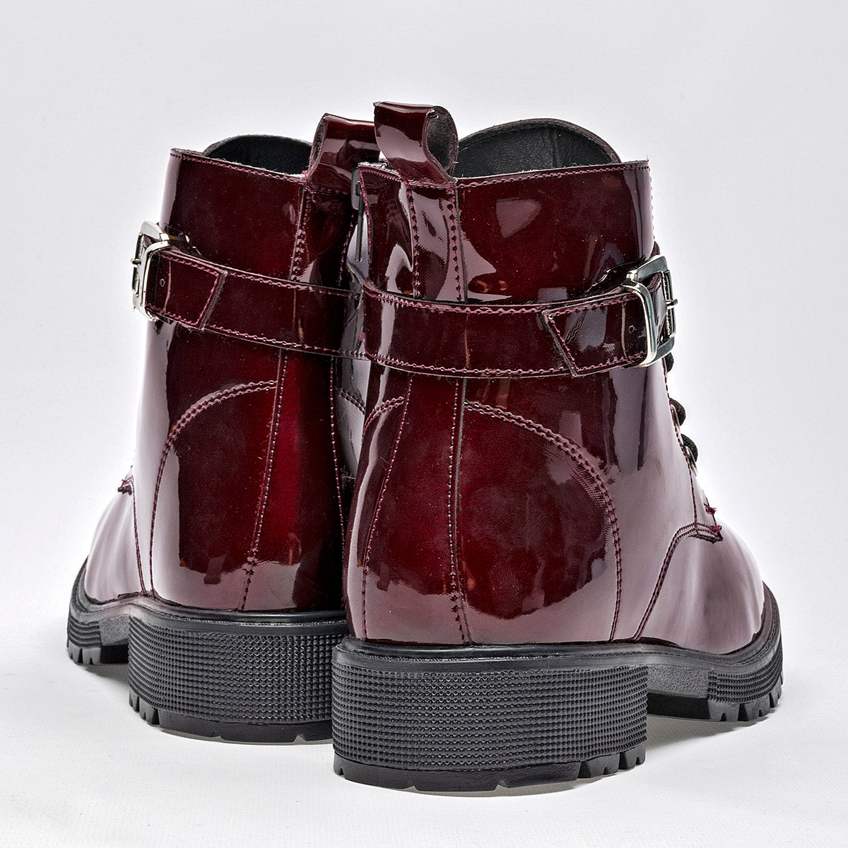 Botin Casual Ensueño Mujer 178775 Vino Tubo 10 Cm