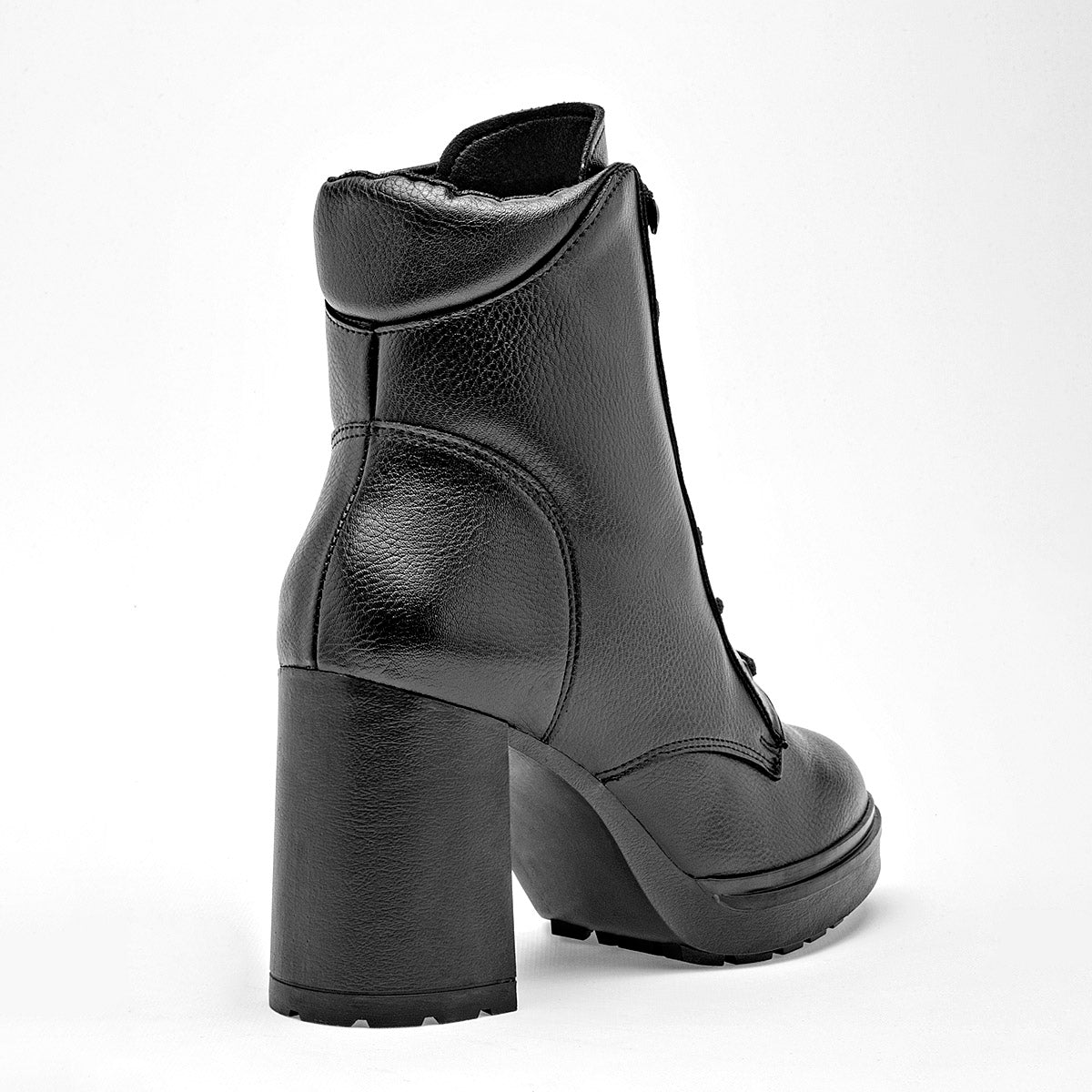 Botin Casual Green Love Mujer 95234 Negro Tacon 8 Cm