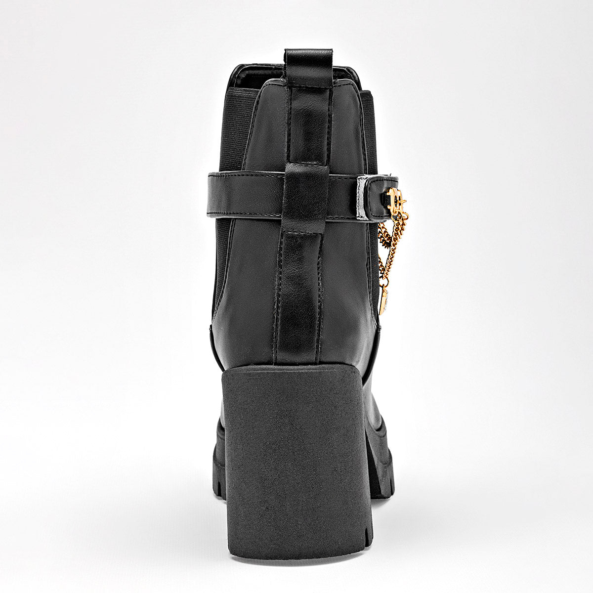 Botin Casual Lady One Mujer Dz584 Negro Tacon 8 Cm