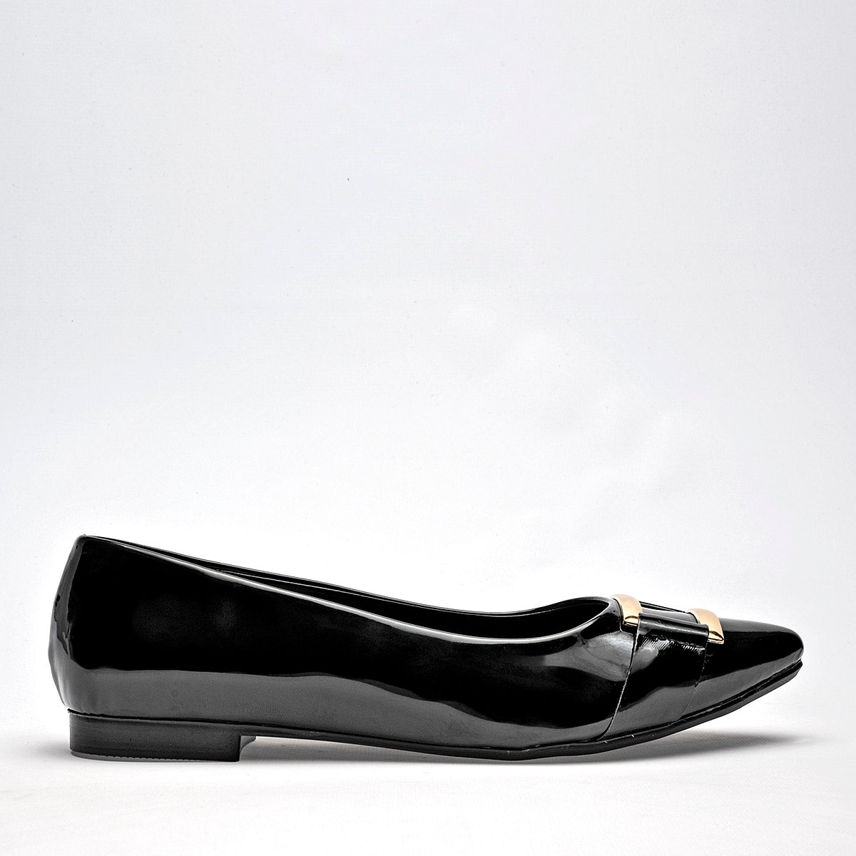 Flats Casuales Charol Lady One Mujer Ls3710 Negro