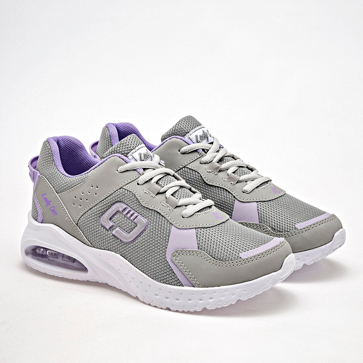 TENIS DEPORTIVO MUJER LADY ONE VS429 GRIS LILA