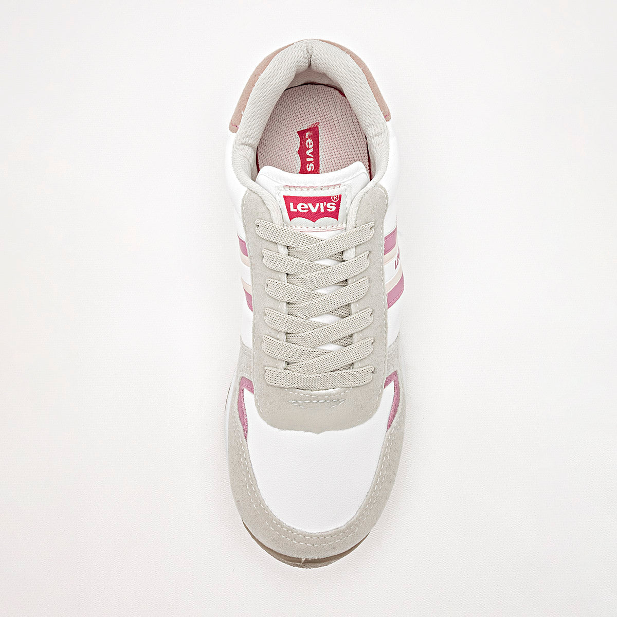 TENIS URBANO MUJER LEVI'S DE PANAM 40965122 BLANCO BEIGE ROSA