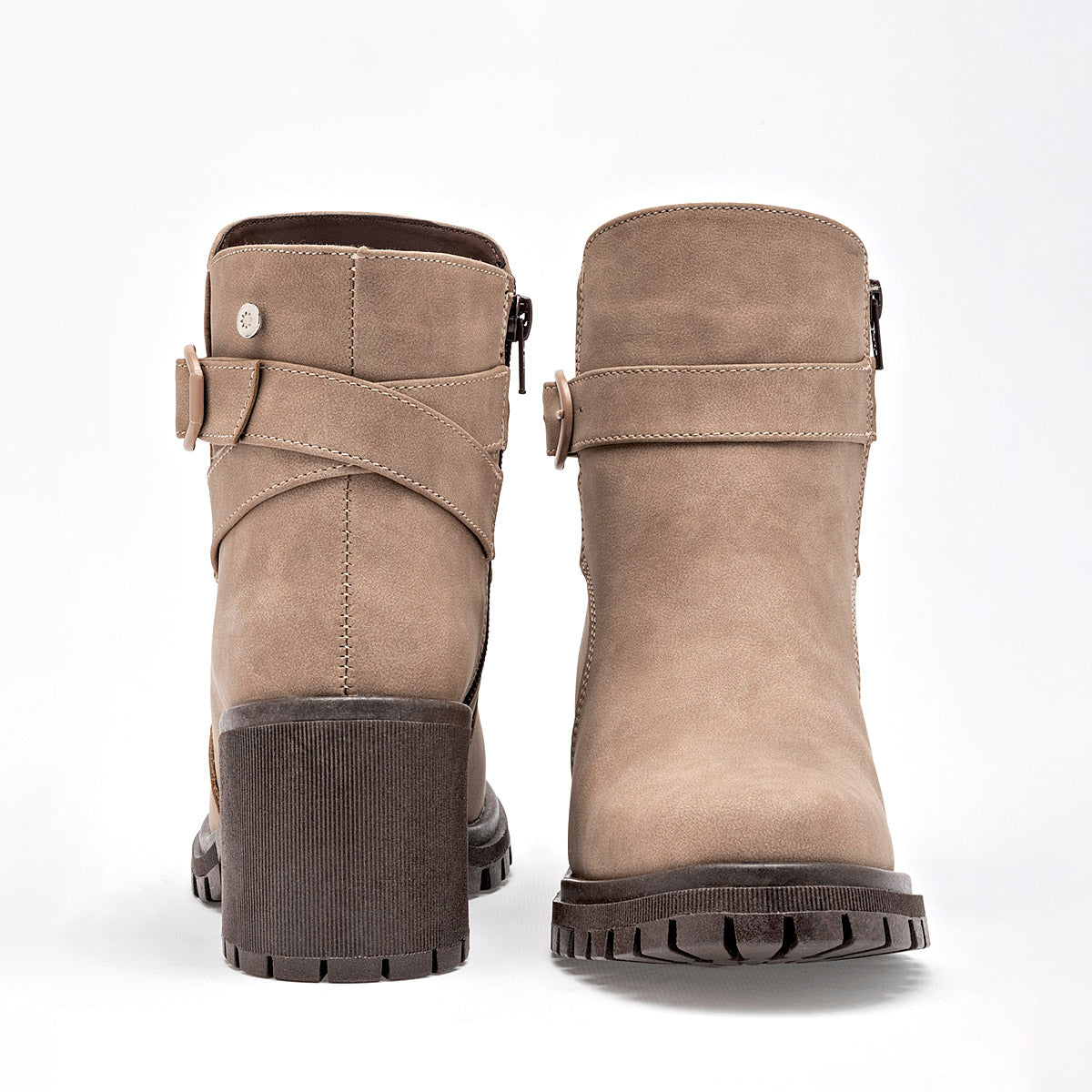 Botin Casual Moramora Mujer Alida Maquillaje Tacon 7 Cm