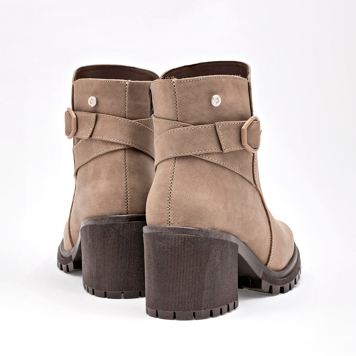 Botin Casual Moramora Mujer Alida Maquillaje Tacon 7 Cm