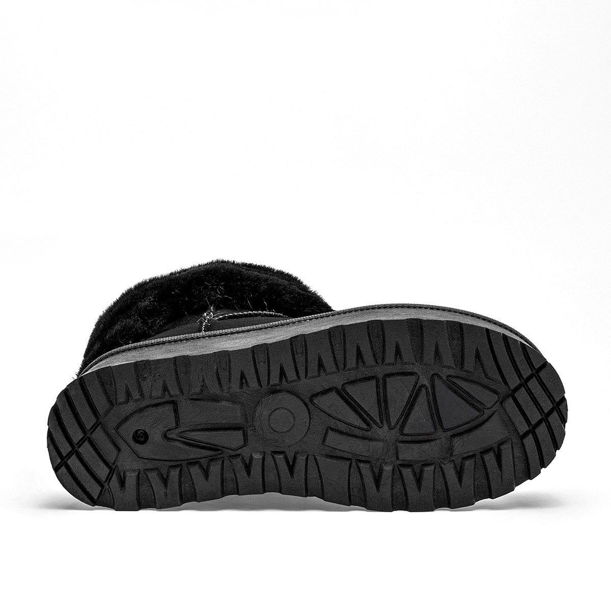 Botin Casual Moramora Mujer Liz Negro Plataforma 5 Cm