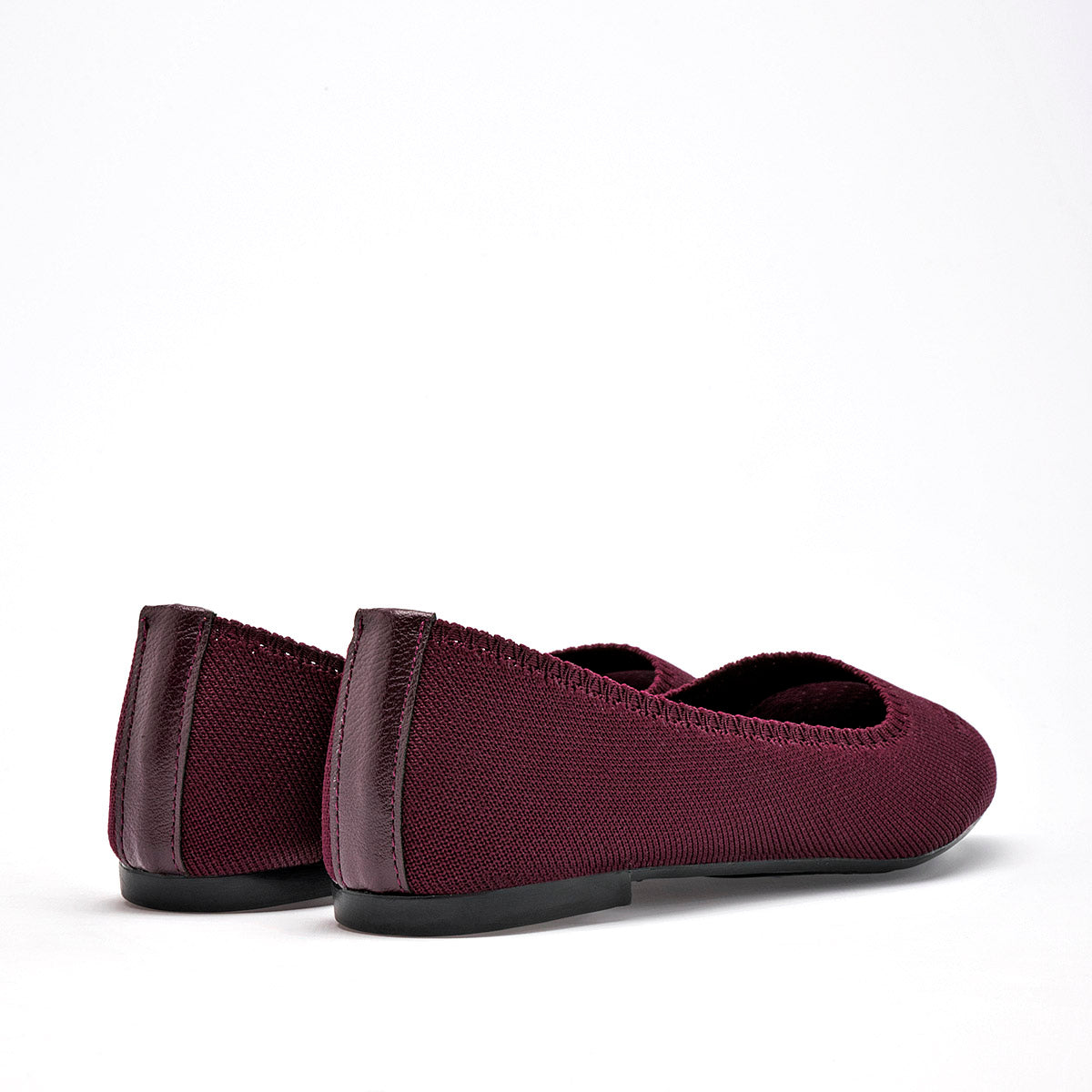 Flats Casuales Moramora Mujer Penny Vino