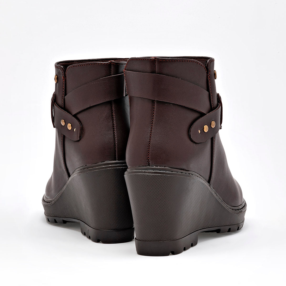 Botin Casual Mujer Moramora Masha Cafe Plataforma 8 Cm