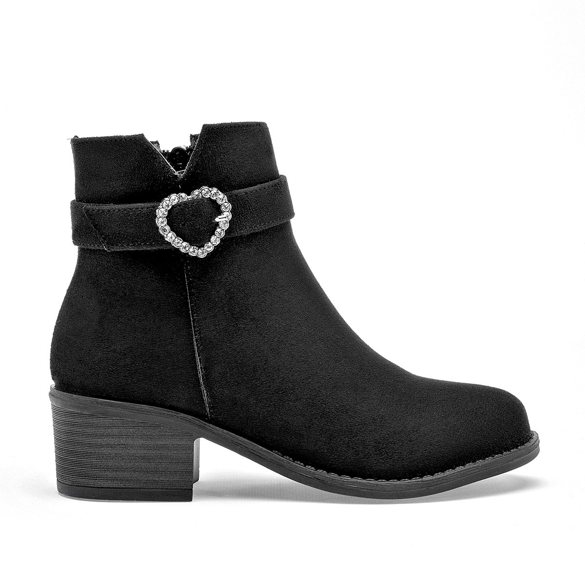 Bota Tropicana Niñá Tr380018s Negro Tacon 4 Cm
