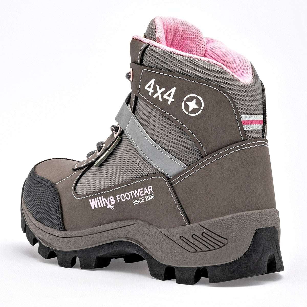 Botin Casual Willys Mujer Polonia Gris