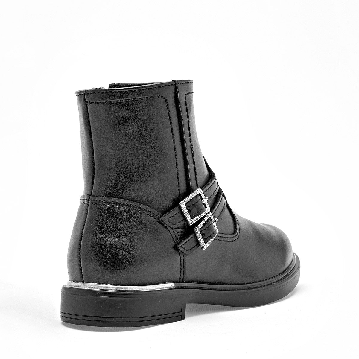 Botin Casual Yuyin Niña 25531 Negro Tubo 11 Cm