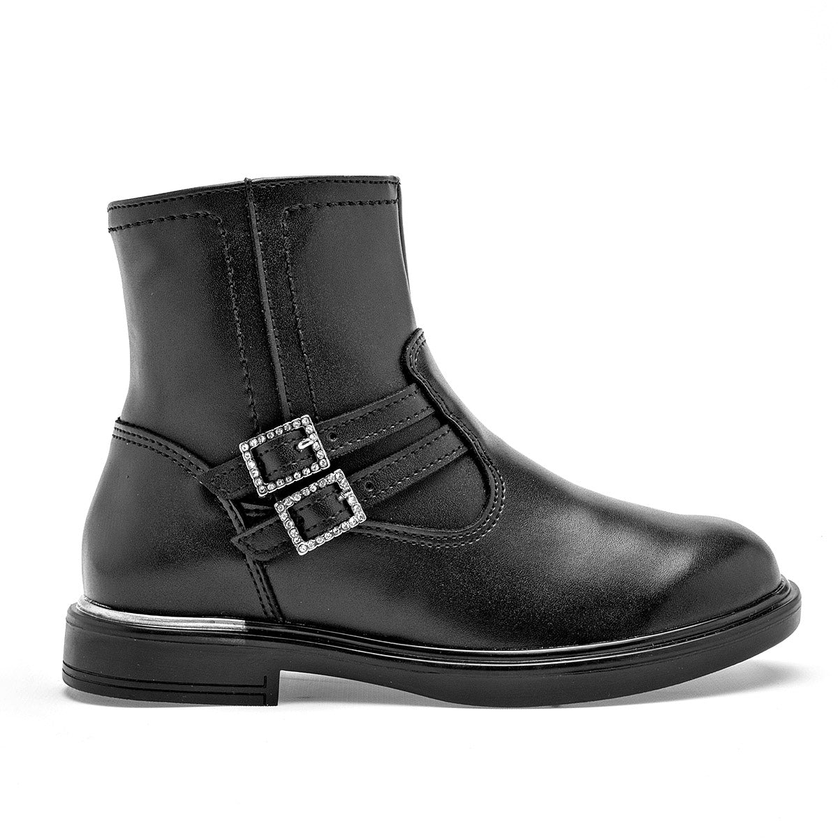 Botin Casual Yuyin Niña 25531 Negro Tubo 11 Cm
