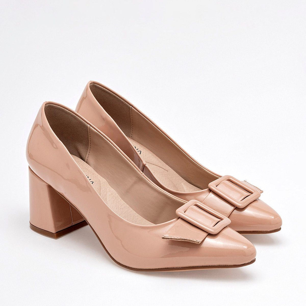 Zapatilla Cerrada Lady Paulina Mujer 16213 Beige Tacon 6 Cm