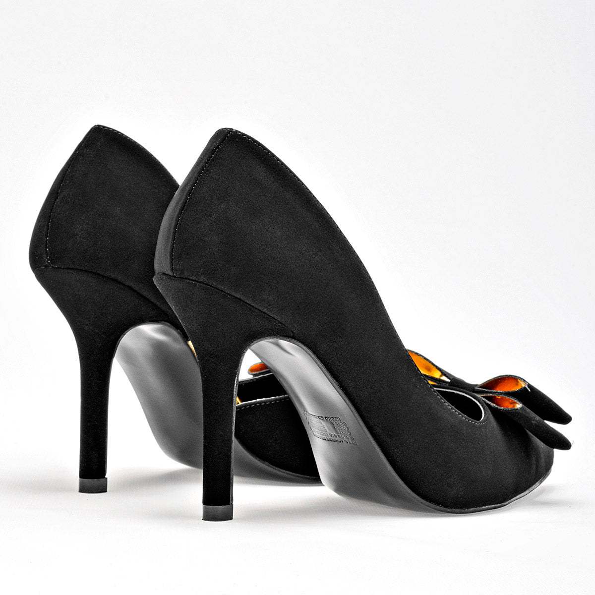 Zapatilla Csual Lady Paulina Mujer 28523 Negro Tacon 9 Cm