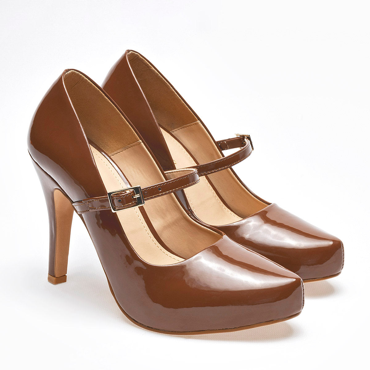Zapatilla Casual Pietro Alessandro Mujer 1738 Cafe Tacon 11 cm