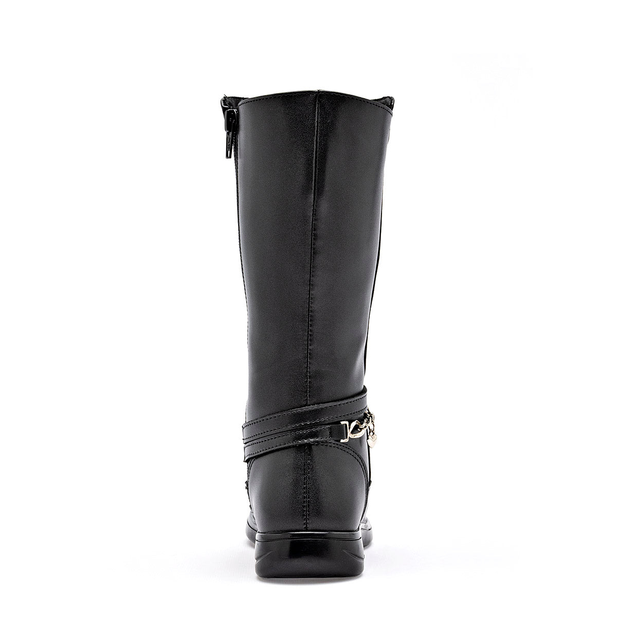 Bota Larga Para Niña 25733 Negro Tubo 23 Cm