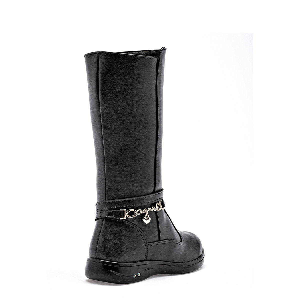 Bota Larga Para Niña 25733 Negro Tubo 23 Cm
